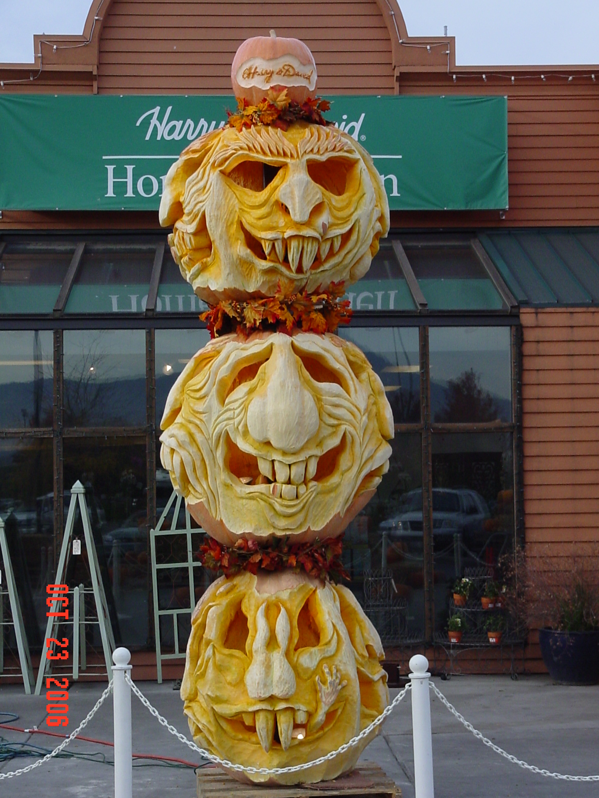 Pumpkin Totem Pole